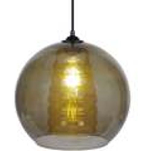 Lampadari, sospensioni e plafoniere Lampada a sospensione tondo vetro ambrato e fumoso - Tosel - Modalova