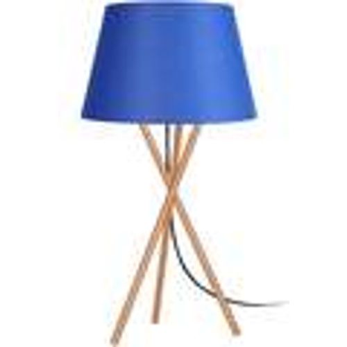 Lampade d’ufficio lampada da comodino tondo metallo rame e blu - Tosel - Modalova