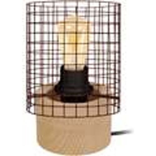 Lampade d’ufficio lampada da comodino tondo legno naturale e marrone - Tosel - Modalova