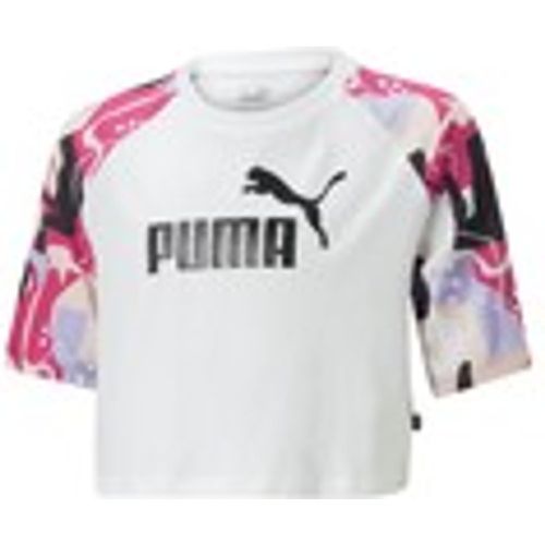 T-shirt Puma G ESS+ ART RAGLAN TEE - Puma - Modalova
