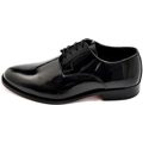 Classiche basse Scarpe uomo stringate classiche vernice puntinato made in - Malu Shoes - Modalova