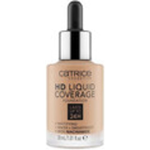 Fondotinta & primer HD Coverage Liquid Foundation - 50 Rosy Ash - Catrice - Modalova