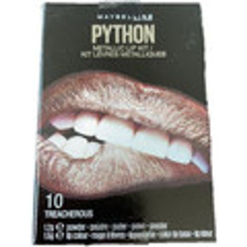 Cofanetto ombretti Python Metallic Lipstick Kit - 10 Treacherous - Maybelline New York - Modalova