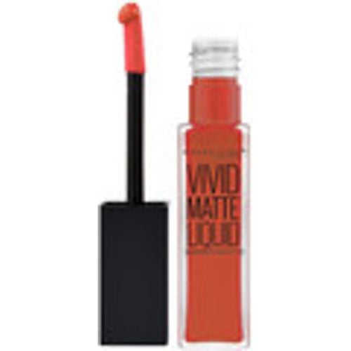 Rossetti Vivid Matte Liquid Lipstick - 25 Orange Shot - Maybelline New York - Modalova