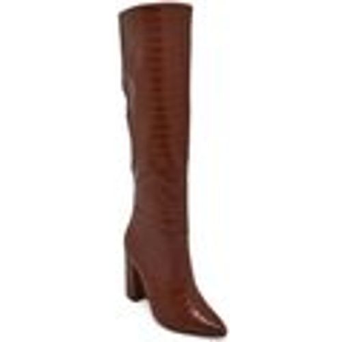 Stivali Stivali donna cuoio a punta tacco doppio 10 cm lucido altezza g - Malu Shoes - Modalova