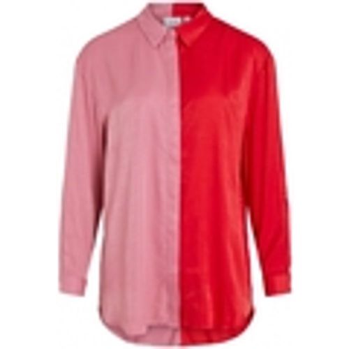 Camicetta Shirt Silla L/S - Flame Scarlet - Vila - Modalova