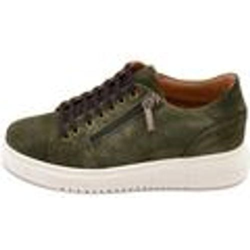 Sneakers Sneakers uomo bassa vera pelle scamosciata con zip fondo - Malu Shoes - Modalova