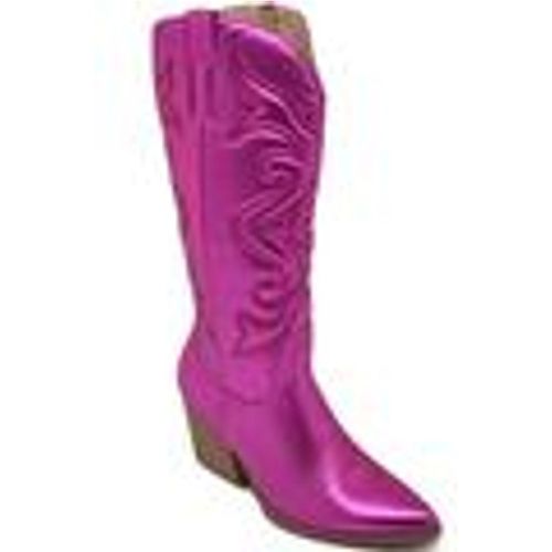 Stivali Stivali donna camperos texani stile western dettagli laser fucs - Malu Shoes - Modalova