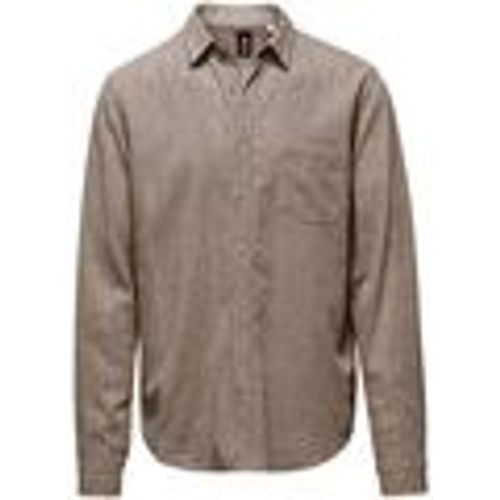 Camicia a maniche lunghe SM7880 T LITP-189 BISON - Bomboogie - Modalova