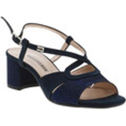 Scarpe 28216 Sandali cerimonia scarpe tacco donna blu - Valleverde - Modalova
