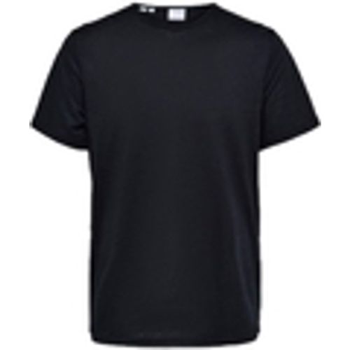 T-shirt & Polo T-Shirt Bet Linen - Black - Selected - Modalova