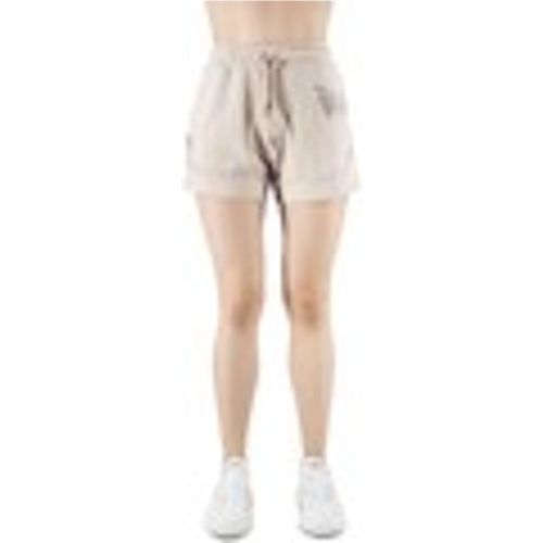 Pantaloni Shorts In Felpa Con Logo Laterale - Disclaimer - Modalova