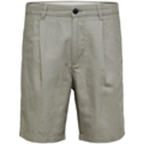 Pantaloni corti Comfort-Jones Linen - Vetiver - Selected - Modalova