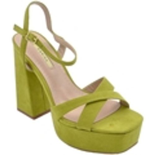 Sandali Scarpe sandalo donna camoscio platform punta quadrata tac - Malu Shoes - Modalova