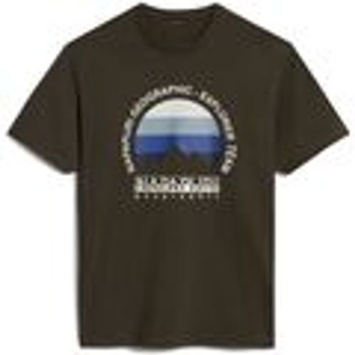 T-shirt & Polo S-TELEMARKET SS NP0A4HRC-GE4 GREEN DEPHTS - Napapijri - Modalova