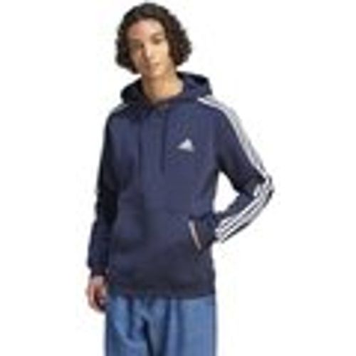 Felpa Felpa Uomo Hoodie Essentials Fleece 3-Stripes - Adidas - Modalova
