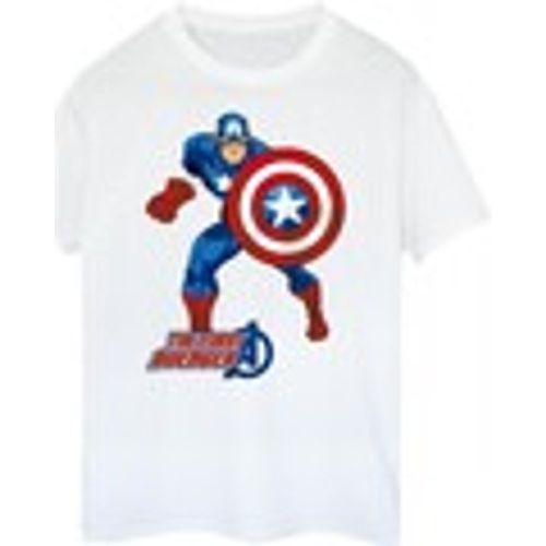 T-shirts a maniche lunghe The First Avenger - Captain America - Modalova