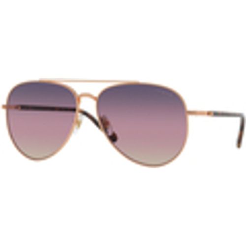 Occhiali da sole VO4290S Occhiali da sole, Oro rosa/Marrone/ Viola/Blu, 60 mm - Vogue - Modalova