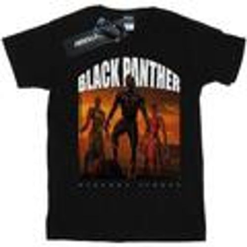 T-shirts a maniche lunghe Black Panther Wakanda Strong - Marvel - Modalova