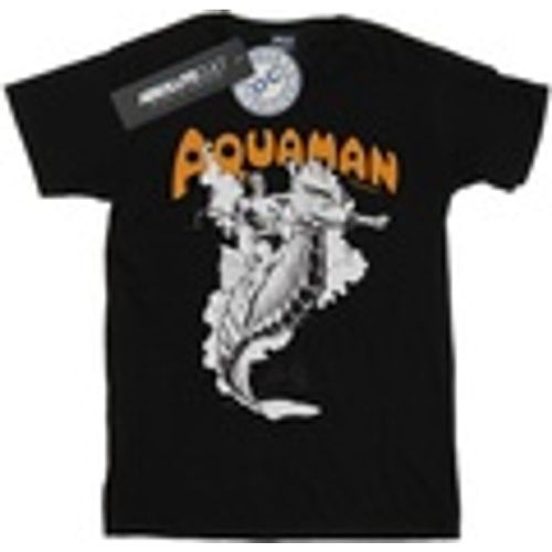 T-shirts a maniche lunghe Aquaman Mono Action Pose - Dc Comics - Modalova
