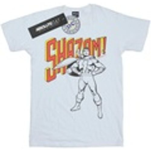 T-shirts a maniche lunghe Shazam Mono Action Pose - Dc Comics - Modalova