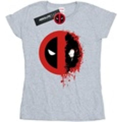 T-shirts a maniche lunghe Deadpool Split Splat Logo - Marvel - Modalova