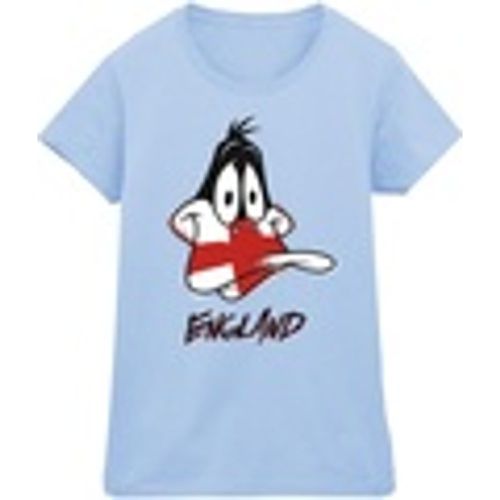 T-shirts a maniche lunghe Daffy England Face - Dessins Animés - Modalova