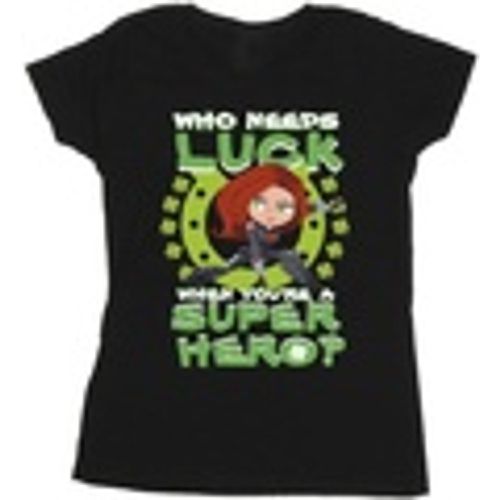 T-shirts a maniche lunghe St Patrick's Day Black Widow Luck - Marvel - Modalova