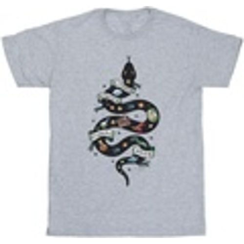 T-shirts a maniche lunghe Slytherin Sketch - Harry Potter - Modalova