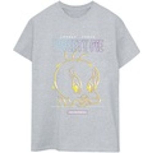T-shirts a maniche lunghe Tweety Glitch - Dessins Animés - Modalova