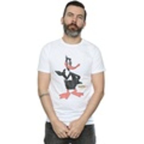 T-shirts a maniche lunghe Daffy Duck Distressed - Dessins Animés - Modalova