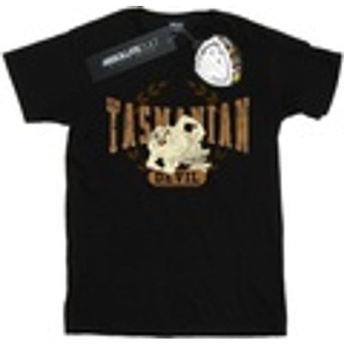 T-shirts a maniche lunghe Tasmanian Devil Varsity - Dessins Animés - Modalova