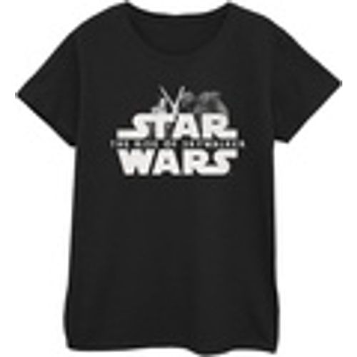 T-shirts a maniche lunghe Rey And Kylo Battle - Star Wars: The Rise Of Skywalker - Modalova