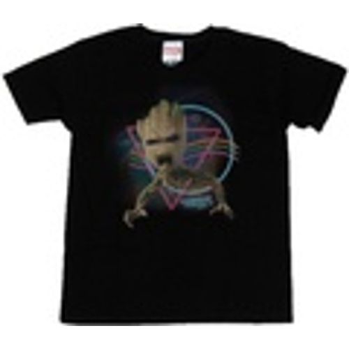 T-shirts a maniche lunghe Guardians Of The Galaxy Neon Groot - Marvel - Modalova