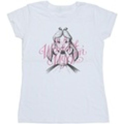 T-shirts a maniche lunghe Alice In Wonderland In A World Of My Own - Disney - Modalova