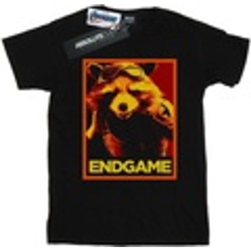T-shirts a maniche lunghe Avengers Endgame Rocket Poster - Marvel - Modalova
