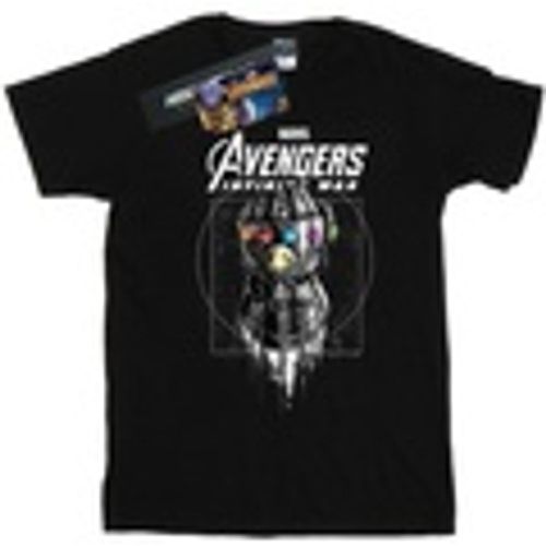 T-shirts a maniche lunghe Avengers Infinity War Gauntlet - Marvel - Modalova