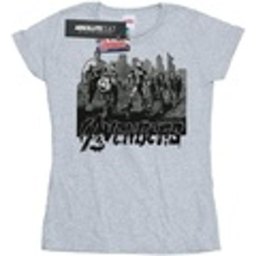 T-shirts a maniche lunghe Avengers Mono Team Art - Marvel - Modalova