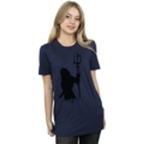 T-shirts a maniche lunghe Aquaman Mono Silhouette - Dc Comics - Modalova