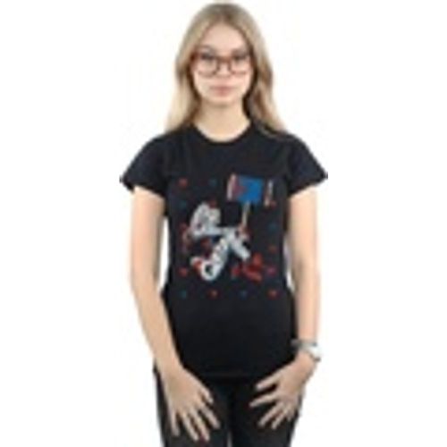 T-shirts a maniche lunghe Harley Quinn Playing Card Suit - Dc Comics - Modalova