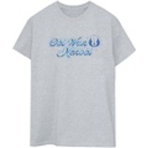 T-shirts a maniche lunghe Obi-Wan Kenobi Ribbon Font - Disney - Modalova
