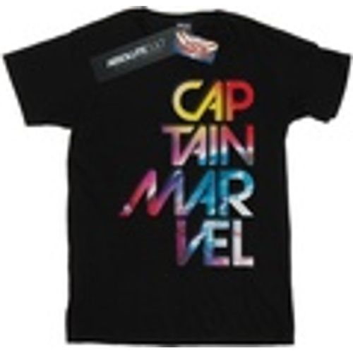 T-shirts a maniche lunghe Captain Galactic Text - Marvel - Modalova