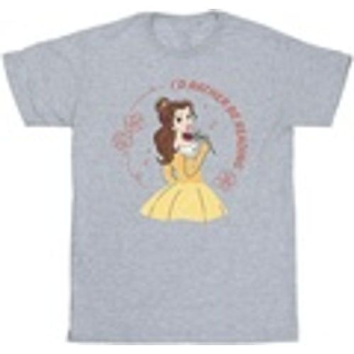T-shirts a maniche lunghe Beauty And The Beast I'd Rather Be Reading - Disney - Modalova