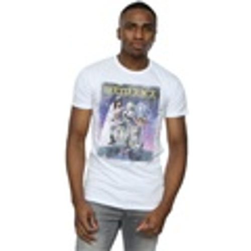 T-shirts a maniche lunghe Distressed Poster - Beetlejuice - Modalova