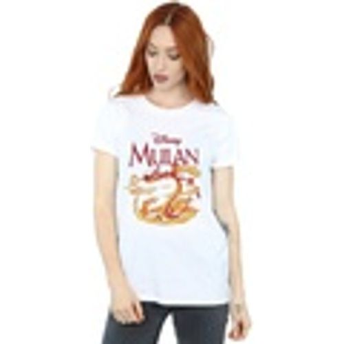 T-shirts a maniche lunghe Mulan Mushu Dragon Fire - Disney - Modalova