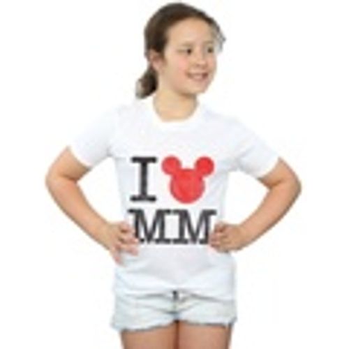 T-shirts a maniche lunghe Mickey Mouse I Love Mickey - Disney - Modalova
