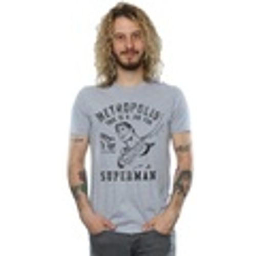 T-shirts a maniche lunghe Superman X-Ray - Dc Comics - Modalova