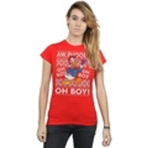 T-shirts a maniche lunghe Donald Duck Christmas Fair Isle - Disney - Modalova