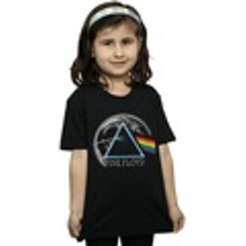 T-shirts a maniche lunghe Dark Side Of The Moon Distressed - Pink Floyd - Modalova