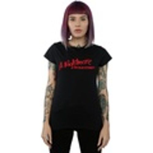 T-shirts a maniche lunghe Red Logo - A Nightmare On Elm Street - Modalova